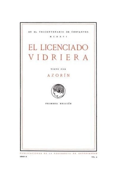 El Licenciado Vidriera visto por Azorín